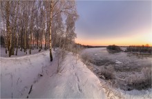 Winter Dnieper. / ***