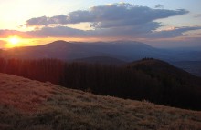 Above the ridge Borzhavska / ***