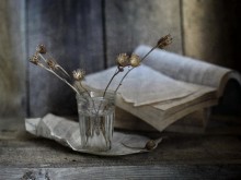 With dried flowers ... / .................