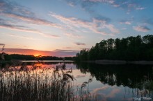 Sunset on the lake / ***