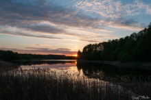 Sunset on the lake / ***