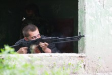 Lugansk.Voyna people Donbass Ukrainian army. / ***
