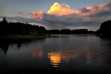 Sunset thunderstorm ... / ********************