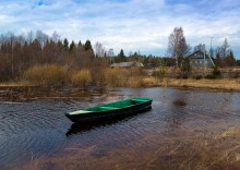 Flood on the river Kubene ... / ***