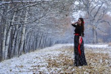 first snow, and daughter / ***