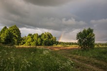 Rainbow over a cloud ... / ***