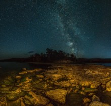 Starry-Baikal shore. / ***