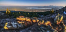 At the top of Zyuratkul / ***