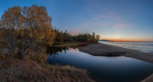 Lake on the shores of Lake Baikal. / ***