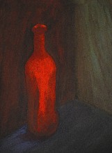 Bottle in corner / ***
