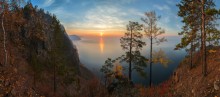 Postcard - Baikal at dawn. / ***