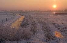 Winter in Belgium. / ***