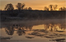 morning on the oxbow lake ... / ***