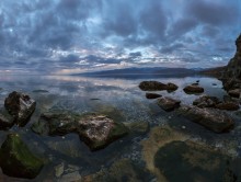 Baikal shore sketch. / ***