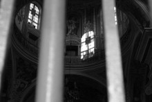 Behind bars / _______________*