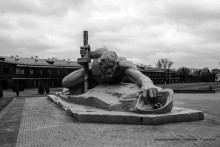 Monument &quot;Thirst&quot; in the Brest Fortress / ***