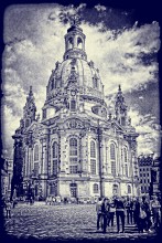 Dresden old town. Frauenkirche. / ***