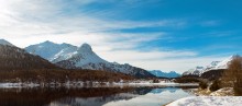 the lake and the village of Silvaplana / ***