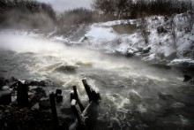 Morning winter river ... 2. / ***