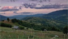 Iyulsky evening in the Carpathians ... / ***