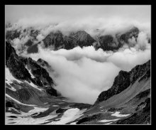 Mountain landscape with clouds ... / ***