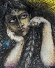 "A girl waits ..." / ***