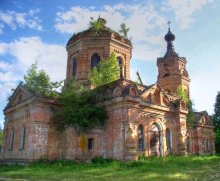 overgrown church / _______