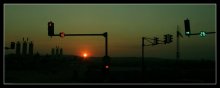Not yet lit evening lights / ***