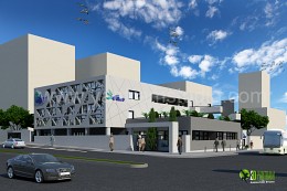 3D Rendering External Commercial Office Design / ***