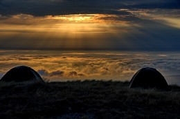 Above the clouds .. / ***