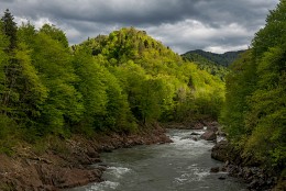 Where the river flows into the river Kish White / ***