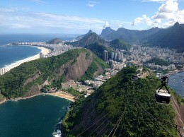 The view from Sugarloaf to Rio de Janeiro, Brazil / ***