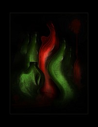Bottles (dance) / digital art