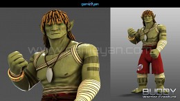 3d modeling being a warrior character / ***