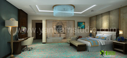 CGI 3d interior design for the hotel room / ***