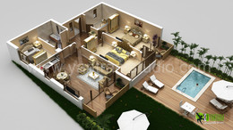 Floor Plan 3D Laxurious / ***