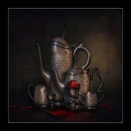 End of tea (or raged Melchior) / digital art