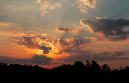 Burning clouds ... / ***