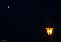 Night street, moon, lantern ... / ***