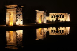 Egyptian temple Debod in Madrid / ***