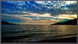 Sunset on the beach in Budva ...) / ***