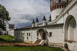 In the monastery. / ***