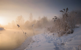 * frosty morning on the river * / ***