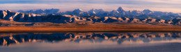 Evening on the lake Tuzkol / ***