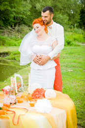 Orange wedding / ***