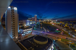 Evening Minsk from hotel window / ***