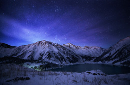 Night Big Almaty Lake / ***