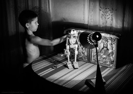 Photo from the robot. / ***