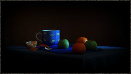 Still-life with a cup of ... / ***