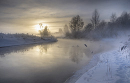 * Morning on the river * / ***